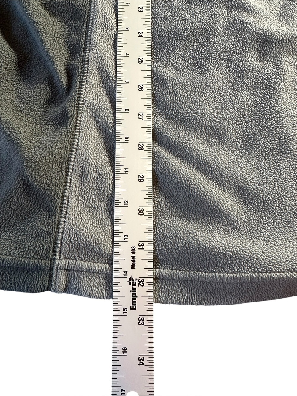 Columbia Light Gray Quarter-Zip Fleece Pullover 3X - Picture 8 of 12